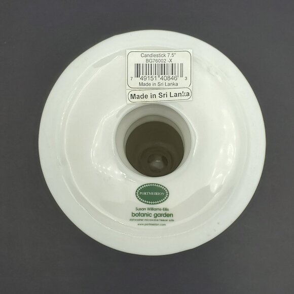 Portmeirion Botanic Garden Candlestick Pansies Butterflies Floral Candle Holder - Picture 5 of 6